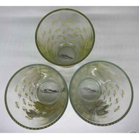 Ed Hardy Tattoo Art Pint Glass Christian Audigier  Las Vegas Skull,Snake,Tiger - Picture 8 of 10